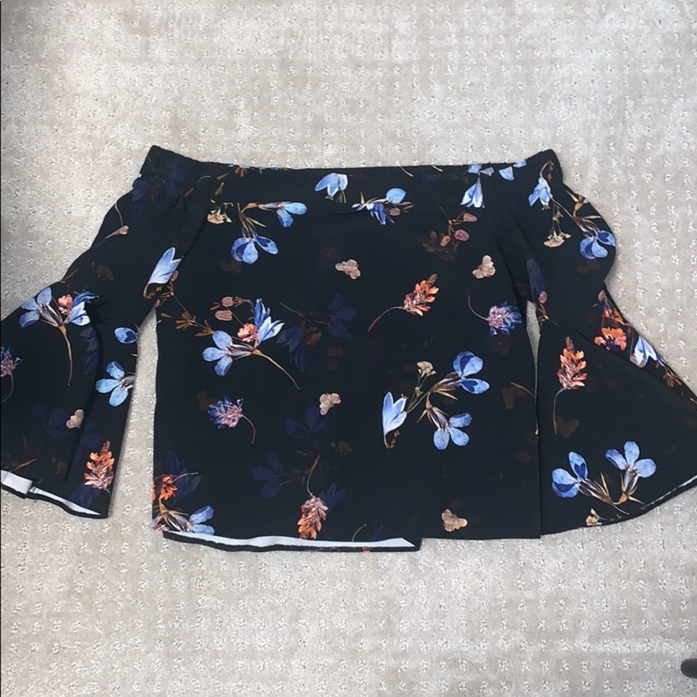 TOPSHOP off the shoulder top